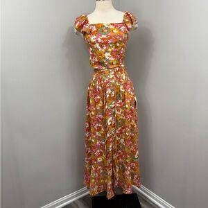 Cynthia Rowley Orange Floral Set